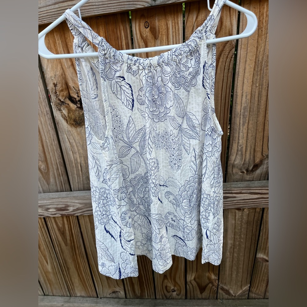 Gap Tie-Back Sleeveless Blouse